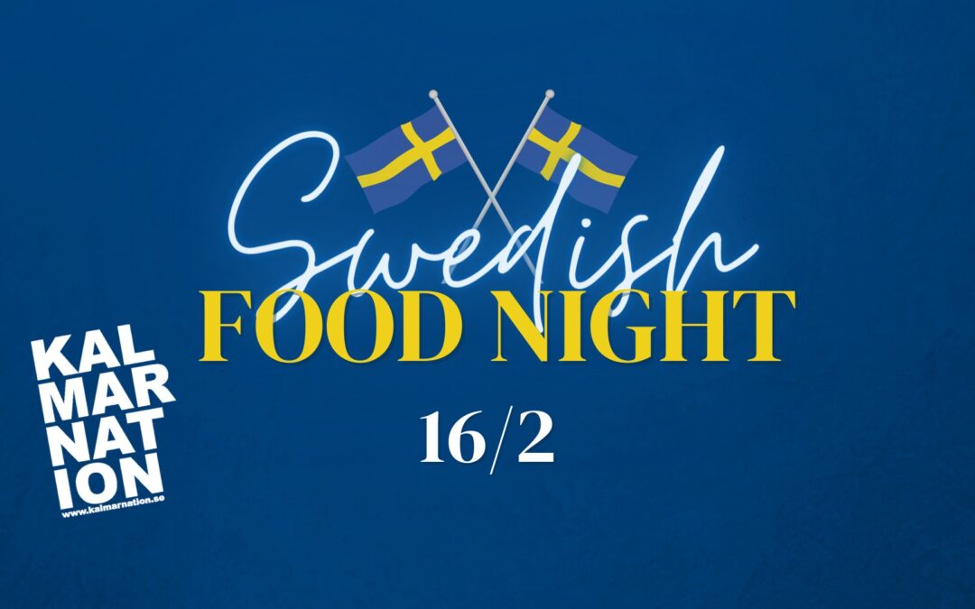 Swedish Food Night – 16 FEBRUARI 2022 KL. 17:00–23:00
